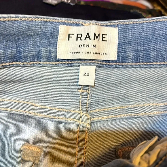 FRAME Le High Skinny Jeans Size 25 NWT - Picture 11 of 13